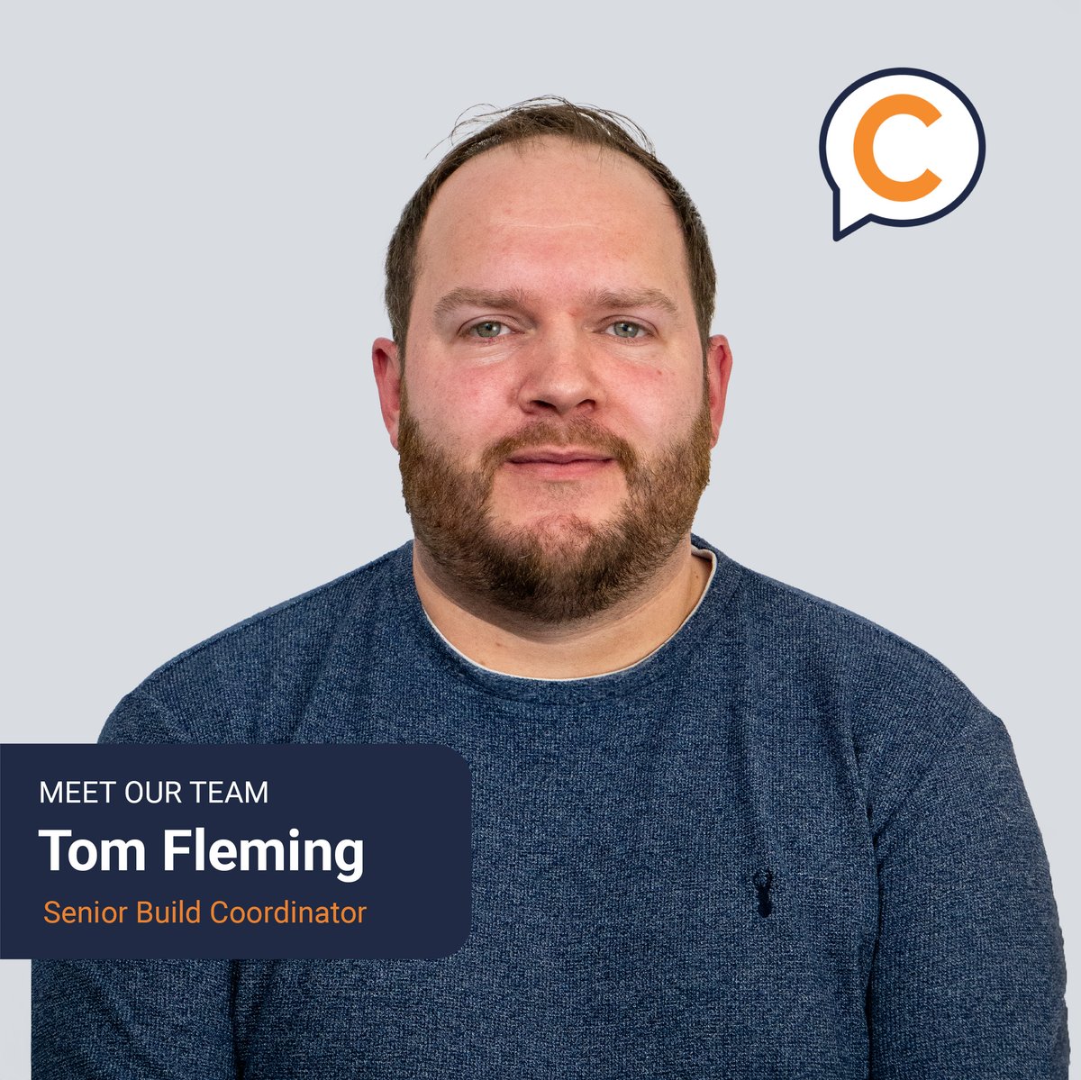 Tom has been promoted to #SeniorBuildCoordinator! He'll now apply his systematic and diligent approach to client #computersetup. He’ll also be deputising more for Helpdesk Manager, Stuart. Clients may see less of him now, but will experience the value his #newrole will add!