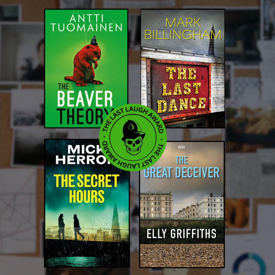 TheReadingHouse's tweet photo. Congratulations to
@antti_tuomainen
@MarkBillingham
Mick Herron,
@ellygriffiths
for being shortlisted for @CrimeFest 's Last Laugh Award!
Good luck to all of you!
#CrimeFestAwards #CrimeFest #bookawards #crimefiction #largeprintbooks #audiobooks https://t.co/Cl8JlhVoCb