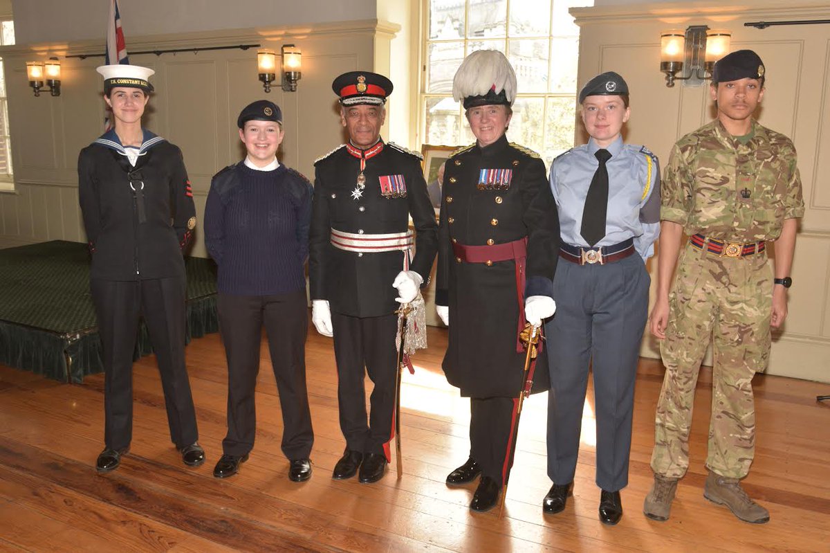 This year's Lord-Lieutenant's cadets were spotted helping the ceremonies last Friday with Sir Ken Olisa the Lord-Lieutenant of Greater London at the Tower of London. More to come from them!