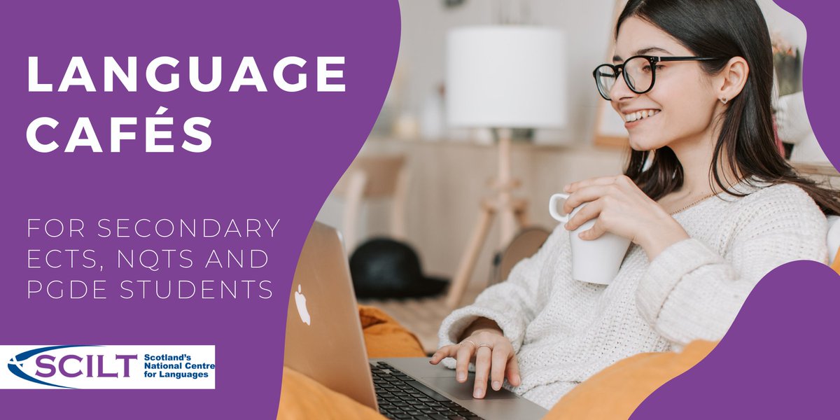 Our next drop-in Language Café for Secondary PGDE students, NQTs and ECTs of languages takes place 25 April. The online sessions provide an informal opportunity to meet, chat and share experiences with peers! loom.ly/OoJRLCk #languageteaching