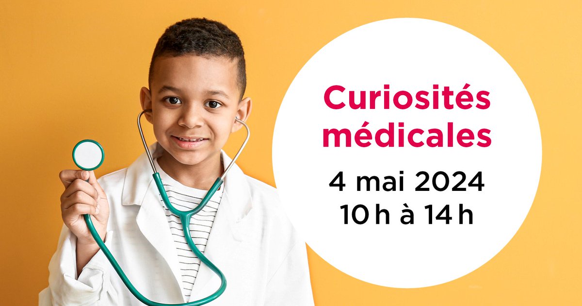 Envie de vous amuser en fin de semaine? Venez au musée le 20 avril pour Curiosités médicales! Découvrez le monde fascinant de la médecine grâce à des activités pratiques et la possibilité de poser des questions. Pour en savoir + 👉 ow.ly/pqRu50Ritre