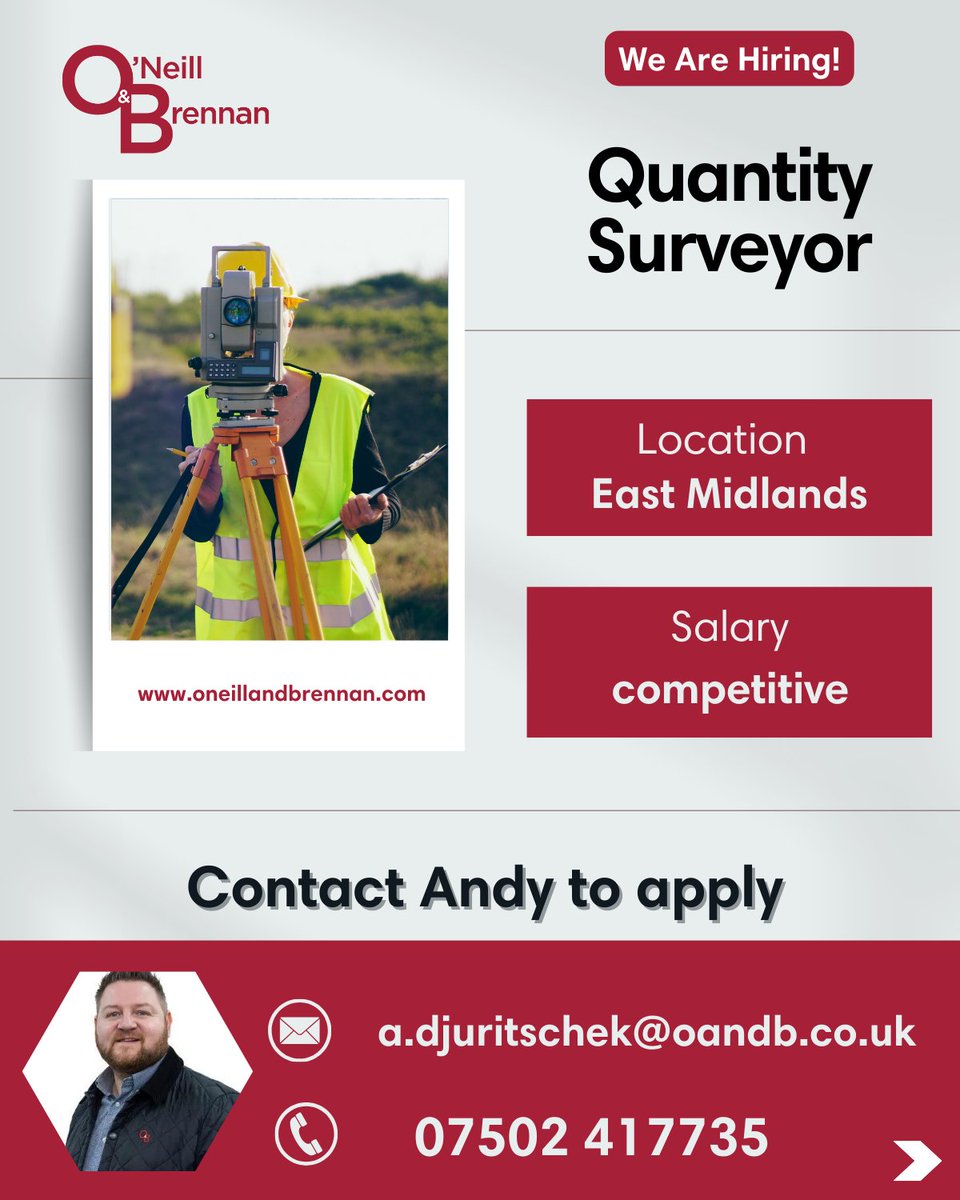 👀 Latest jobs just in 👀

👉 Click here to see more jobs like these: bit.ly/445YdyV

#constructionjobs #constructioncareers #quantitysurveyor #admininstrator #londonjobs