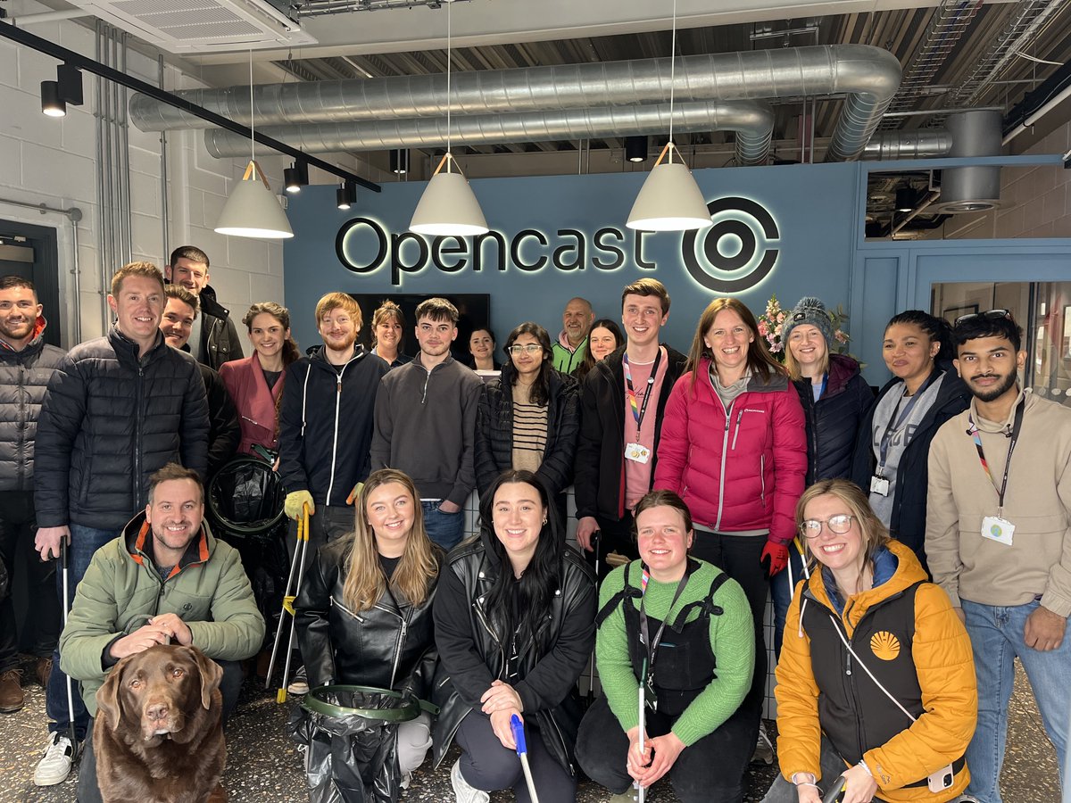 Our Newcastle @teamopencast HQ joined forces with local businesses across @hyhubs to pick up over 50kg of litter from our local area. Thank you to everyone who came together to keep our community tidy 🌳 #LitterPick