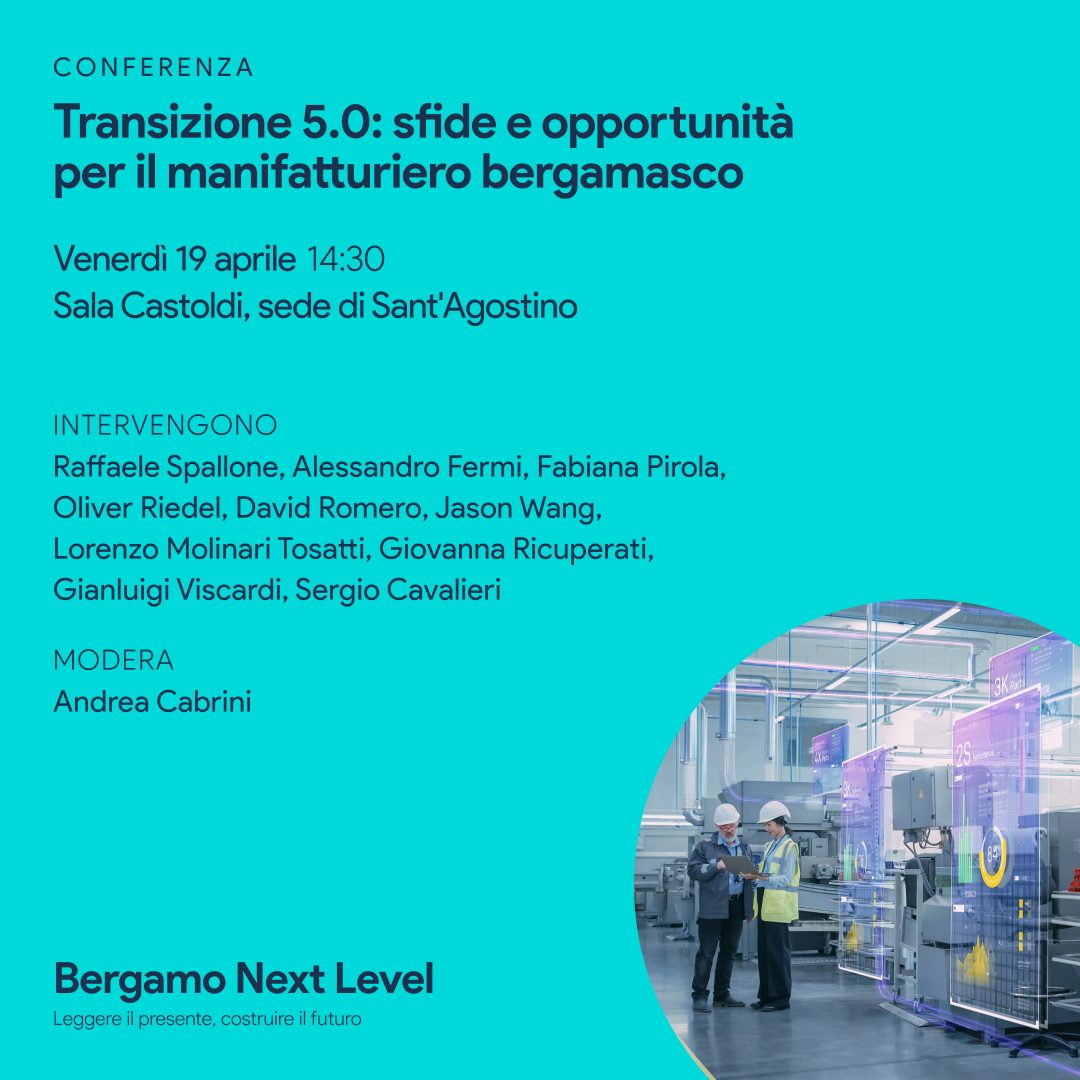 Il 19 aprile non perdere gli appuntamenti #BergamoNextLevel, il festival promosso da @UniBergamo e Pro Universitate Bergomensi. Un ricco palinsesto di appuntamenti, gratuiti e aperti a tutti, per 'leggere il presente e costruire il futuro'. Scopri di più: ow.ly/UzHv50RiMGP