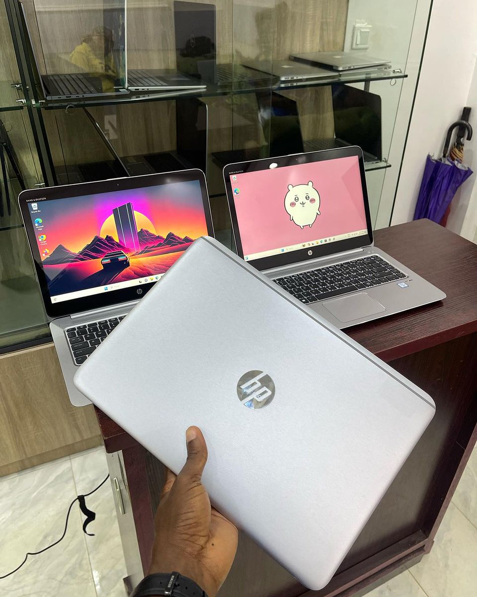 HP Elitebook Folio 1040 G3 Core i5 6th Gen Fingerprint Scanner 8GB Ram 256GB SSD Keyboard Backlight 14' Touchscreen 2k Display Type C Port ₦290,000 ☎️: 09078431483