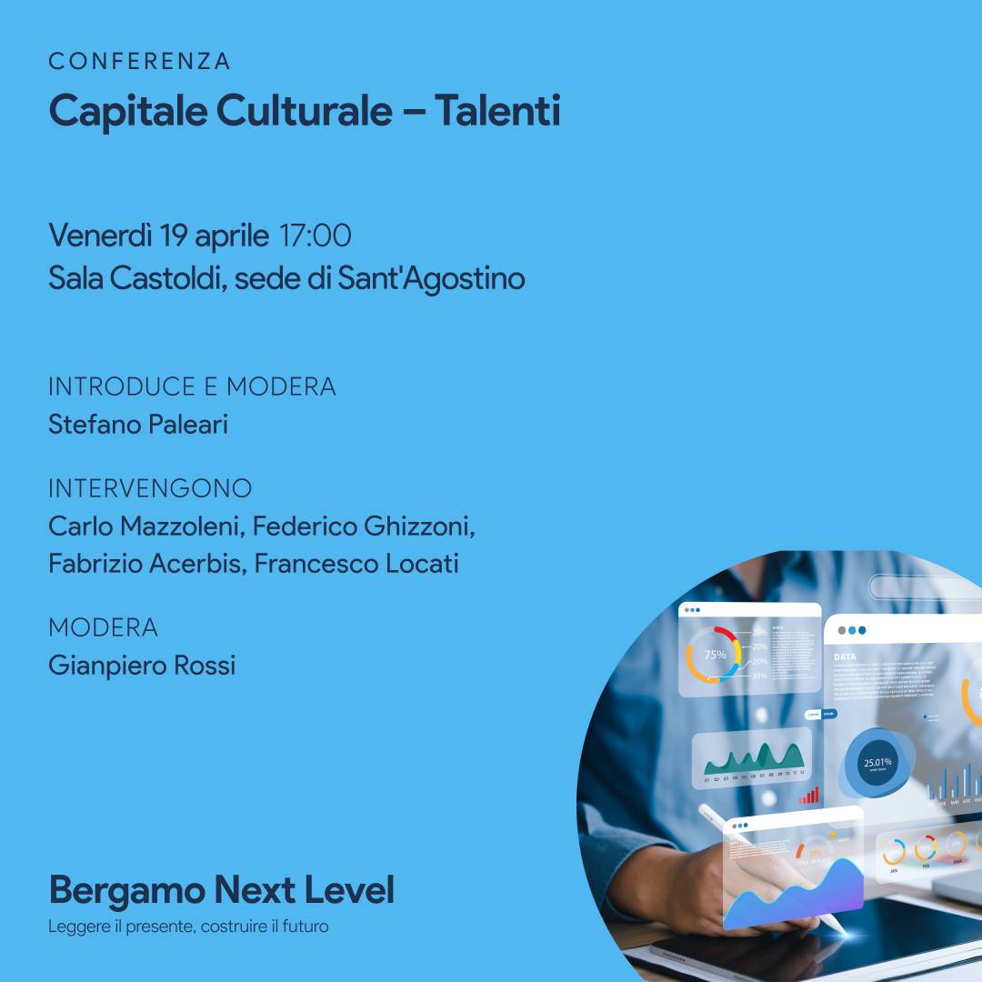 È in corso in la quarta edizione di #BergamoNextLevel, il festival promosso da @UniBergamo e Pro Universitate Bergomensi. Un ricco palinsesto di appuntamenti, gratuiti e aperti a tutti, per 'leggere il presente e costruire il futuro'. Iscriviti qui: bergamonextlevel.it