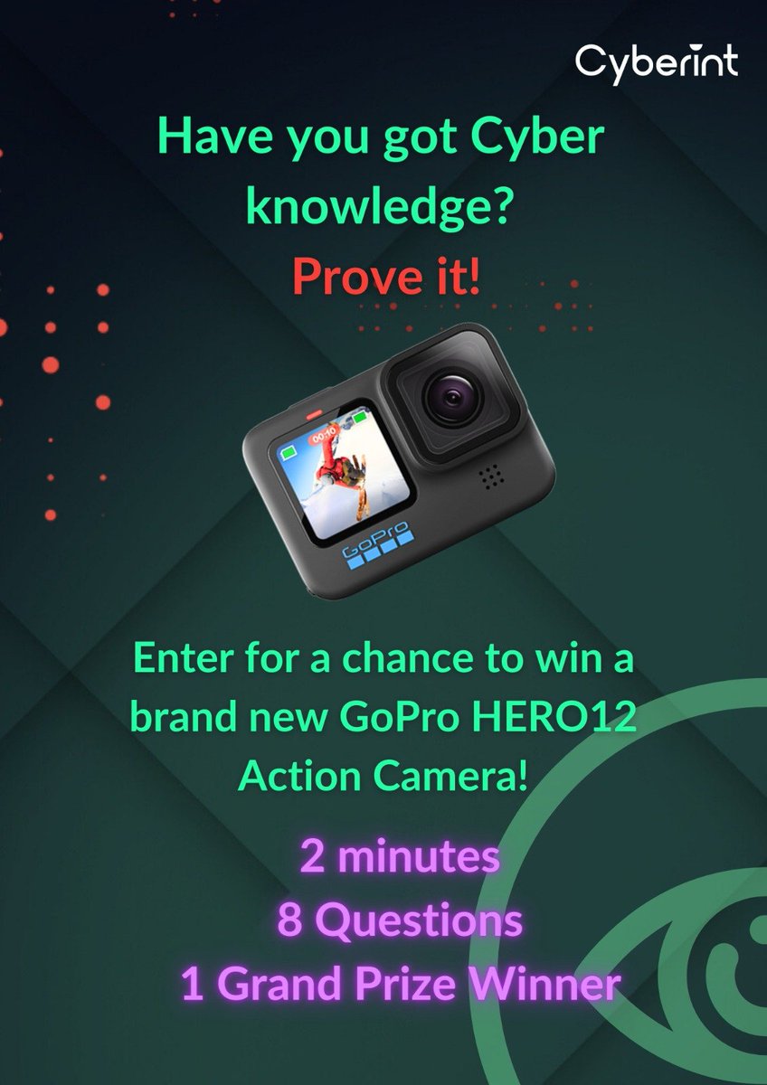 Get ready for the #RSAConference, happening from May 6th to 8th! Join us at Booth #348 and participate in a quiz focusing on the latest #ransomware trends for a chance to win a GoPro! Mark your calendars for our exclusive happy hour event: bit.ly/43Yq1Wd