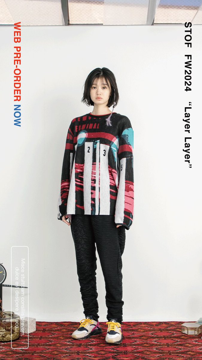 BYESTOF's tweet photo. STOF FW 2024 Collection　"Layer Layer" 先行受注

FLAG SHOP SAMVA および 各取引先SHOPにて、オーダー受付中です。

層/重ねることがテーマの24AW、色々重ねちゃってます。

あなたの美意識に重なるものがあれば、是非オーダーください。

https://t.co/AUGhPcCPp0 https://t.co/uWT6MfJeDn