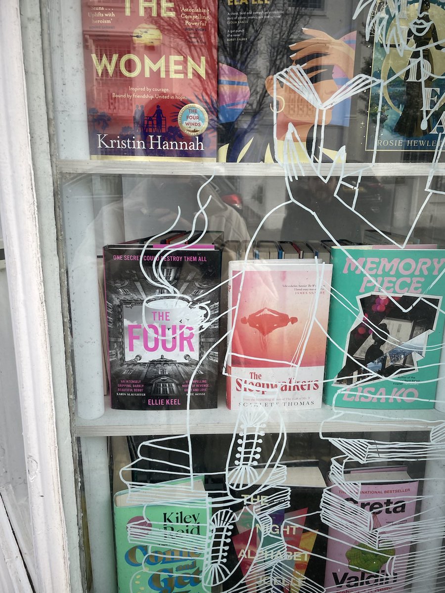 And thank you to @Feminist_Books_ where #TheFour in in very good company in the shop window