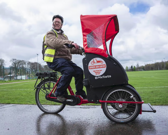 SpokesLothian's tweet photo. For sale...
One of our members is selling this #Bakfiets #Riksja electric #rickshaw
"Great condition" ... has been well used, but no longer needed
Details-->https://t.co/6gUKkBCNaS https://t.co/Ka6f33Uiw6