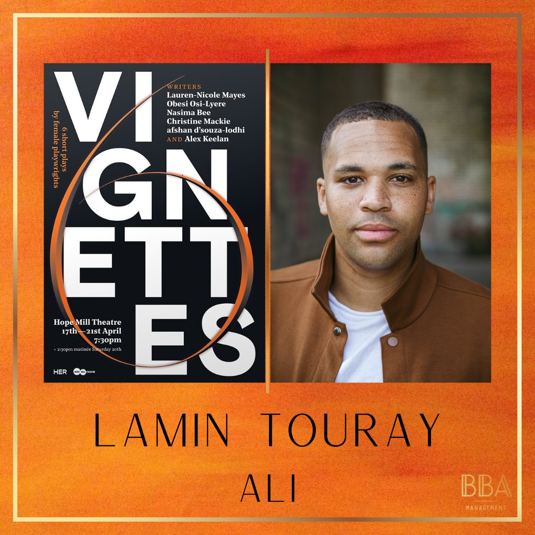 Yesterday was Opening Night for our fabulous LAMIN TOURAY (@lamintouray96) in Vignettes at the @hopemilltheatre 🧡 Lamin is performing in Gains, written by Nasima Bee, playing 'Ali'. Lamin also did an Instagram takeover over at @hopemilltheatre yesterday so be sure to check that…