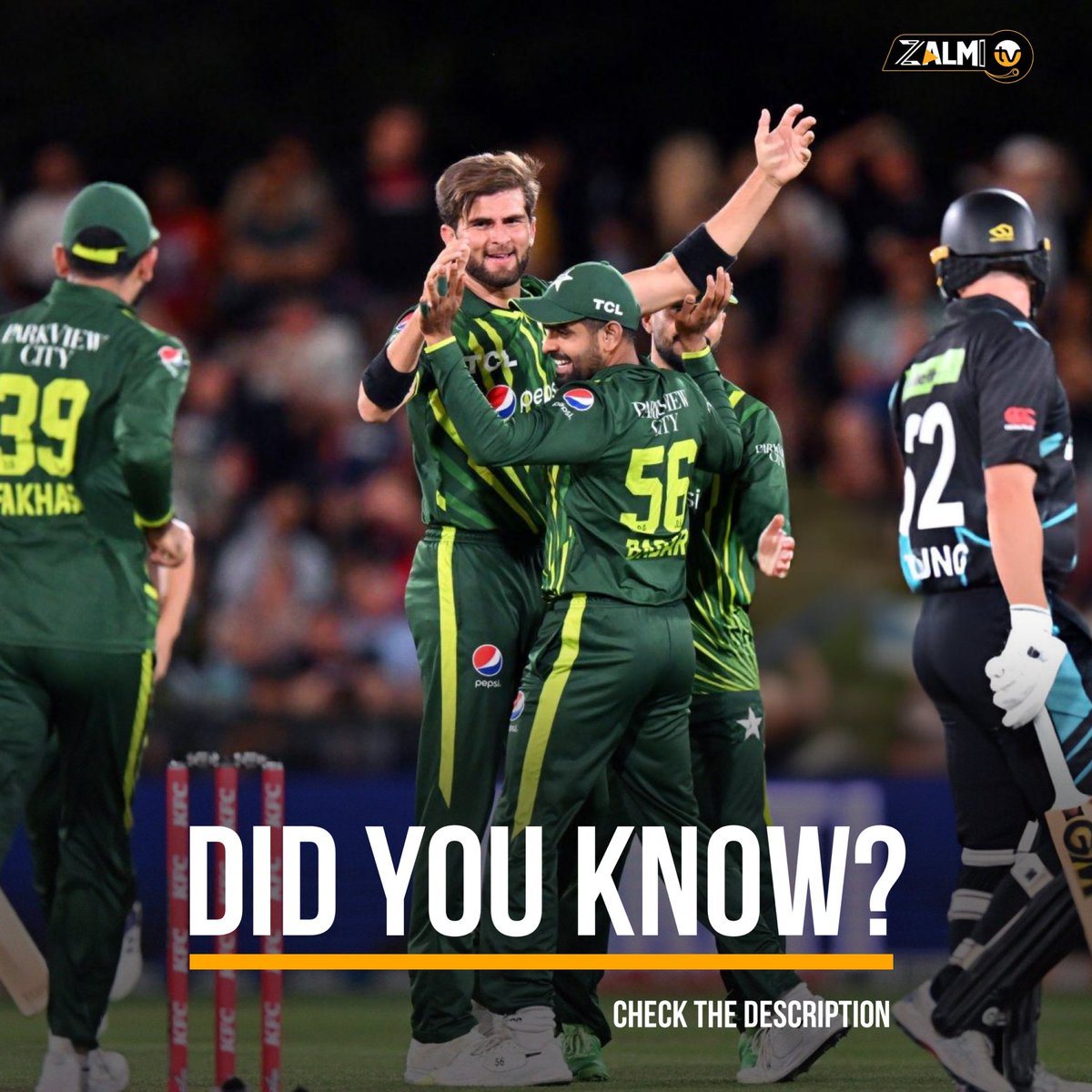 Pakistan and New Zealand have faced each other in T20 format 39 times, with Pakistan winning 21 matches, New Zealand winning 17, and 1 ending without a result #PAKvNZ #PAKvsNZ #PakistanCricket #ZalmiTV