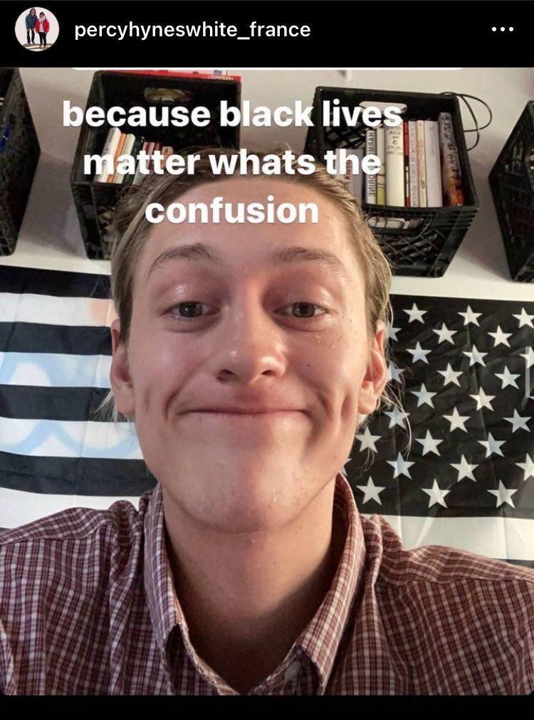 sinskinnner's tweet photo. There’s NO history of #PercyHynesWhite ever being rac*st. He’s publicly supported the BlackLivesMatter movement during protests in 2020 &amp; the black people who know him personally has NOT supported any of the rac*st rumors hence why they’re still good friends to this very day.2/2 https://t.co/zgfm4GRlRj