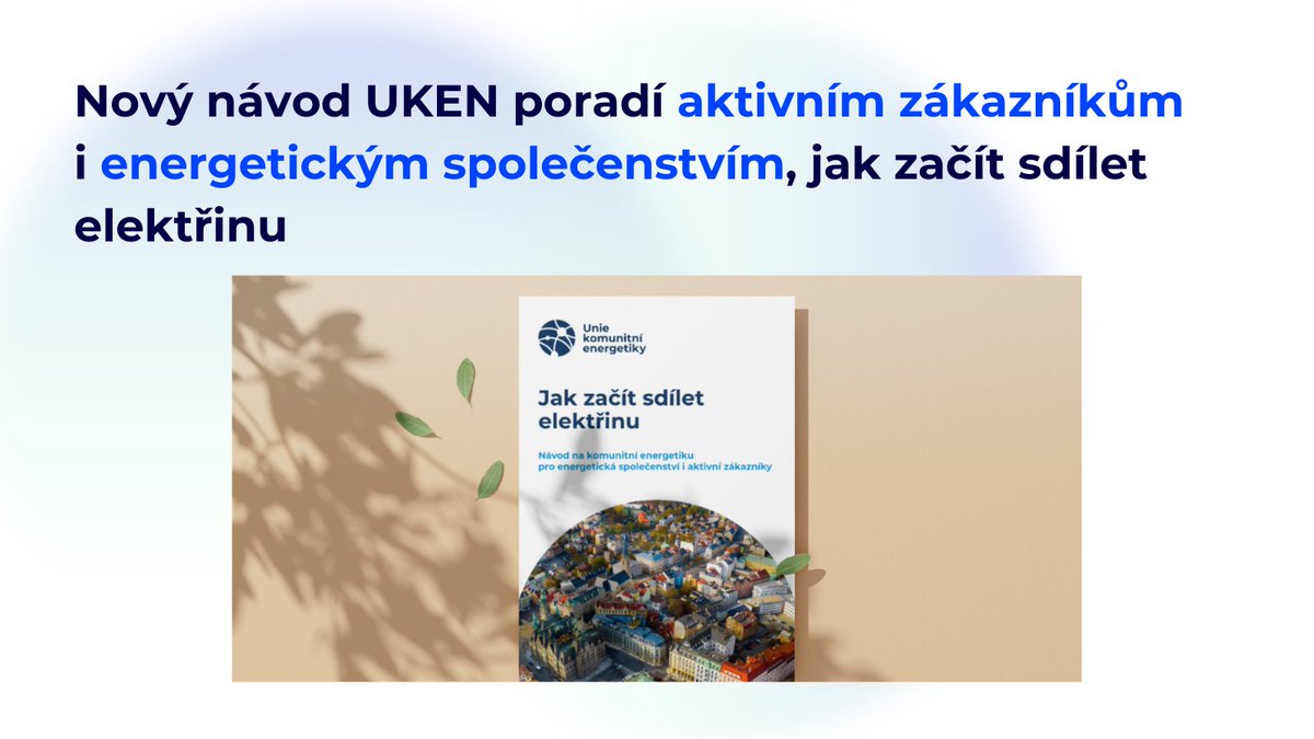 uken_cz's tweet photo. ⚡️ Jak začít sdílet elektřinu? Poradíme vám! 
Napsali jsme k tomu celý návod, který si zdarma stáhnete na webu:  https://t.co/n90AcVGRz3 https://t.co/jVUx6NVXoX
