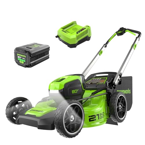 Greenworks 80V 21' Brushless Cordless (Push) Lawn Mower (LED Headlight + Aluminum Handles), 4.0Ah Battery and Rapid Charger Included (75+ Co...

💥 Now: $ 399.99
📉 Average: $ 592.27

📦 #AmazonPrime

👉 🔗amazon.com/dp/B0CLSBDL43?… 👈 
#ad