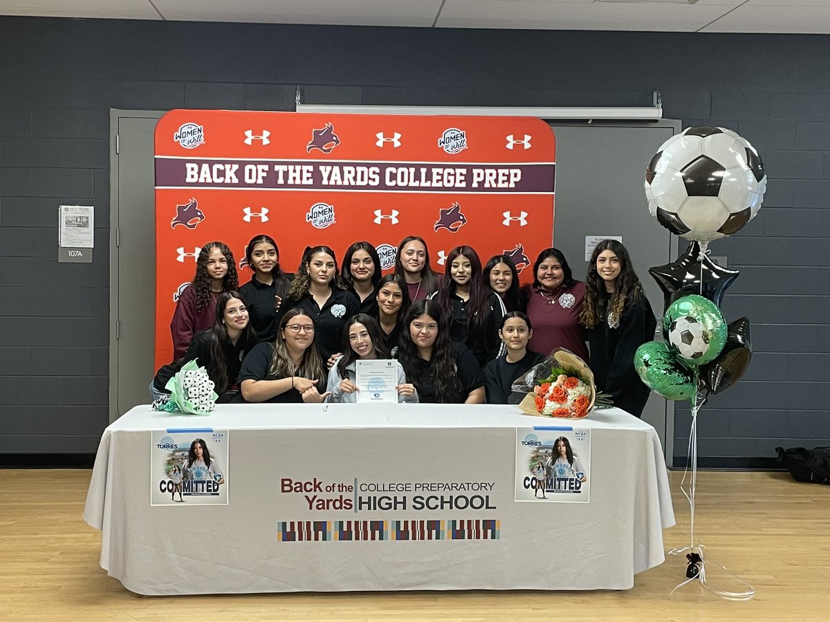 Congratulations to senior girls soccer player, Camila Torres, on signing her letter of intent to continue her athletic career at <a href="/elmhurst_u/">Elmhurst University</a>!