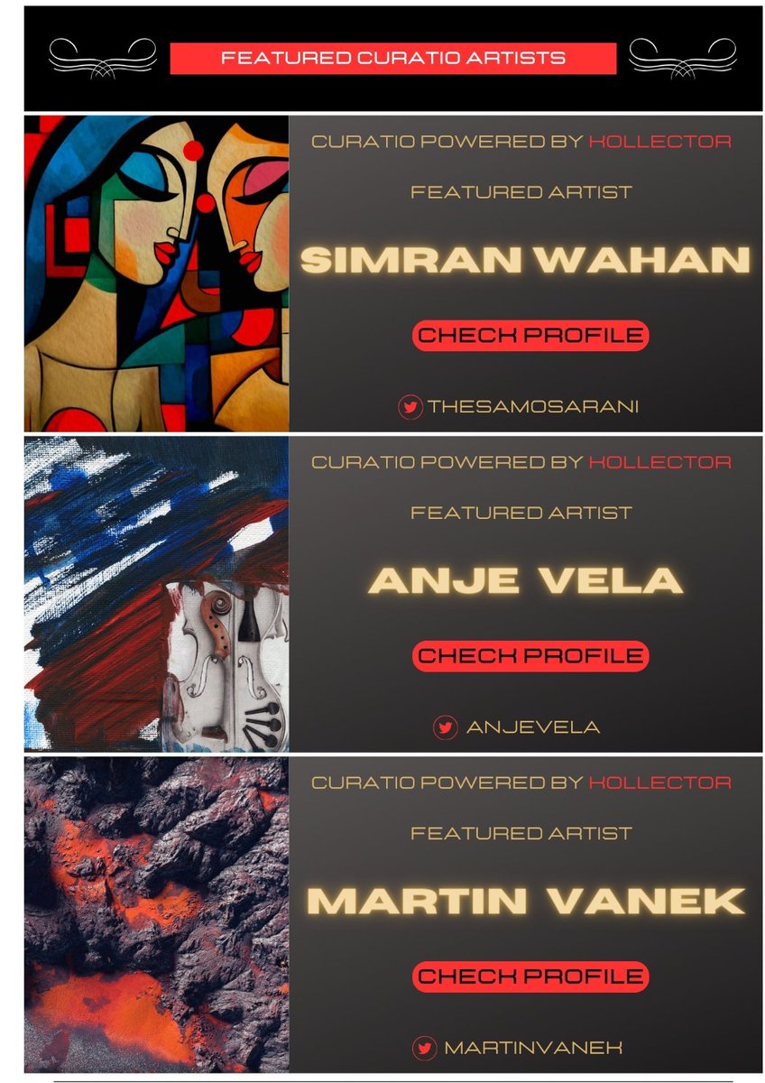 FEATURED ARTISTS ON K-BASE.ART

@TheSamosaRani 
<a href="/AnjeVela/">Anje Vela</a> 
<a href="/Martinvanek/">Martin Vanek</a> 

WHO'S NEXT ? 😉👊