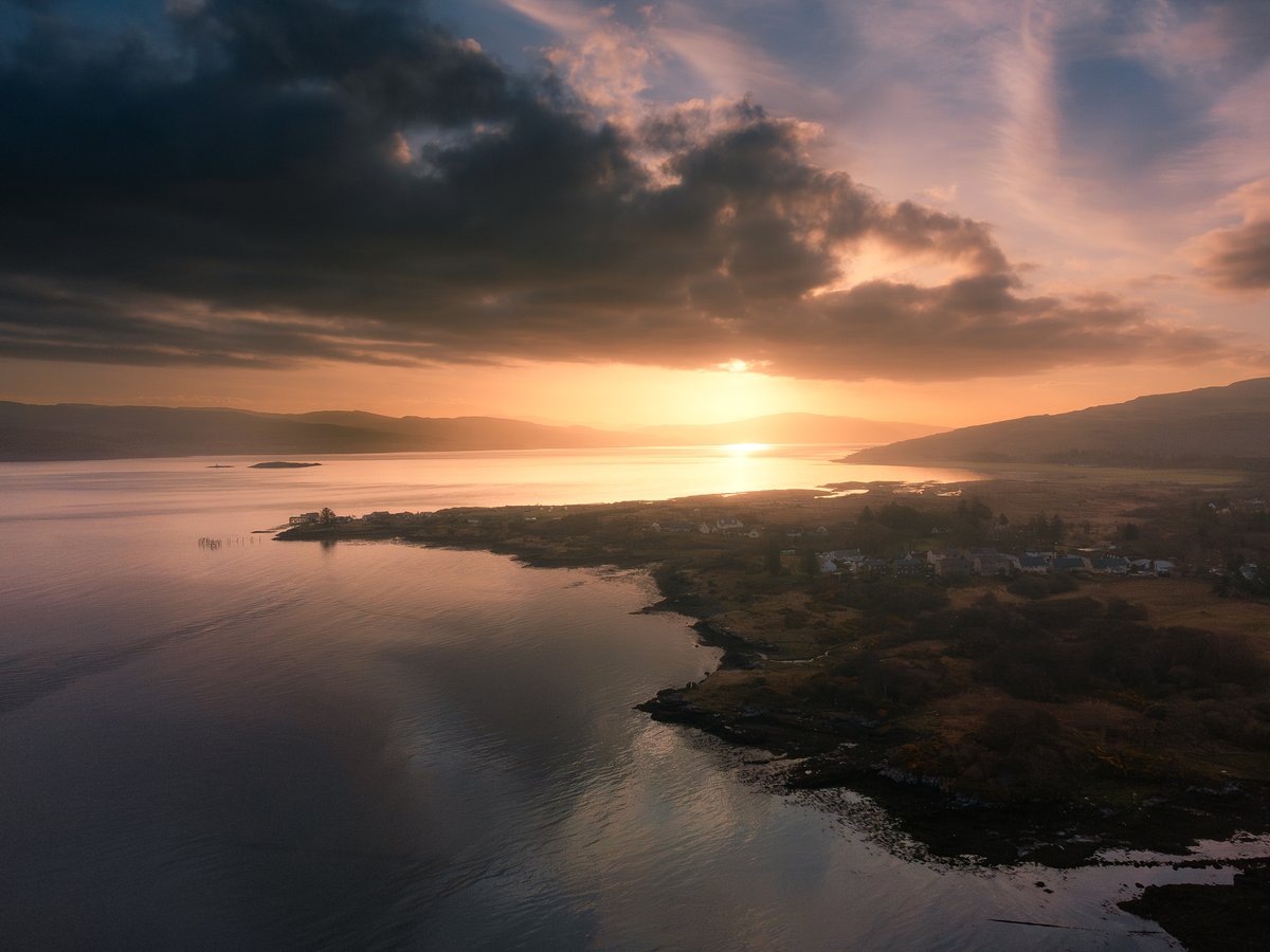 Sunrise over the Sound of Mull #Scotland #IsleofMull #Salen #Argyll damianshields.com