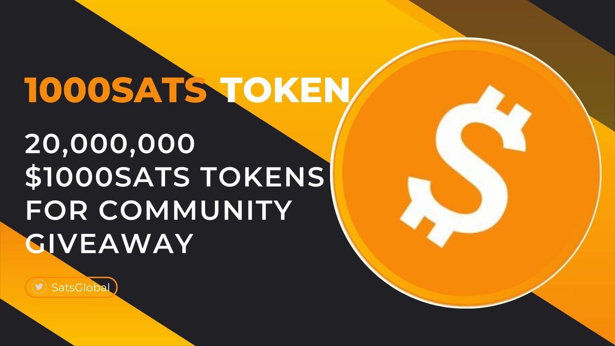Cryptoglory_'s tweet photo. 🥳 Crypto Glory X 1000Sats Token  #Giveaway 

🏆 Prize Pool «» 20,000,000 $SATS

✅ Follow @Cryptoglory_ & 
@SatsGlobal 
✅ Like, RT & Tag 3 Friends
✅ Complete #Gleam⤵️
https://t.co/B8y9fjbnOf

#1000SATSToken #Airdrop #Giveaway  $PARAM $BUBBLE  @ParamLaboratory  @Imaginary_Ones   $TRIP 🌺🌺 @PlayOverTrip