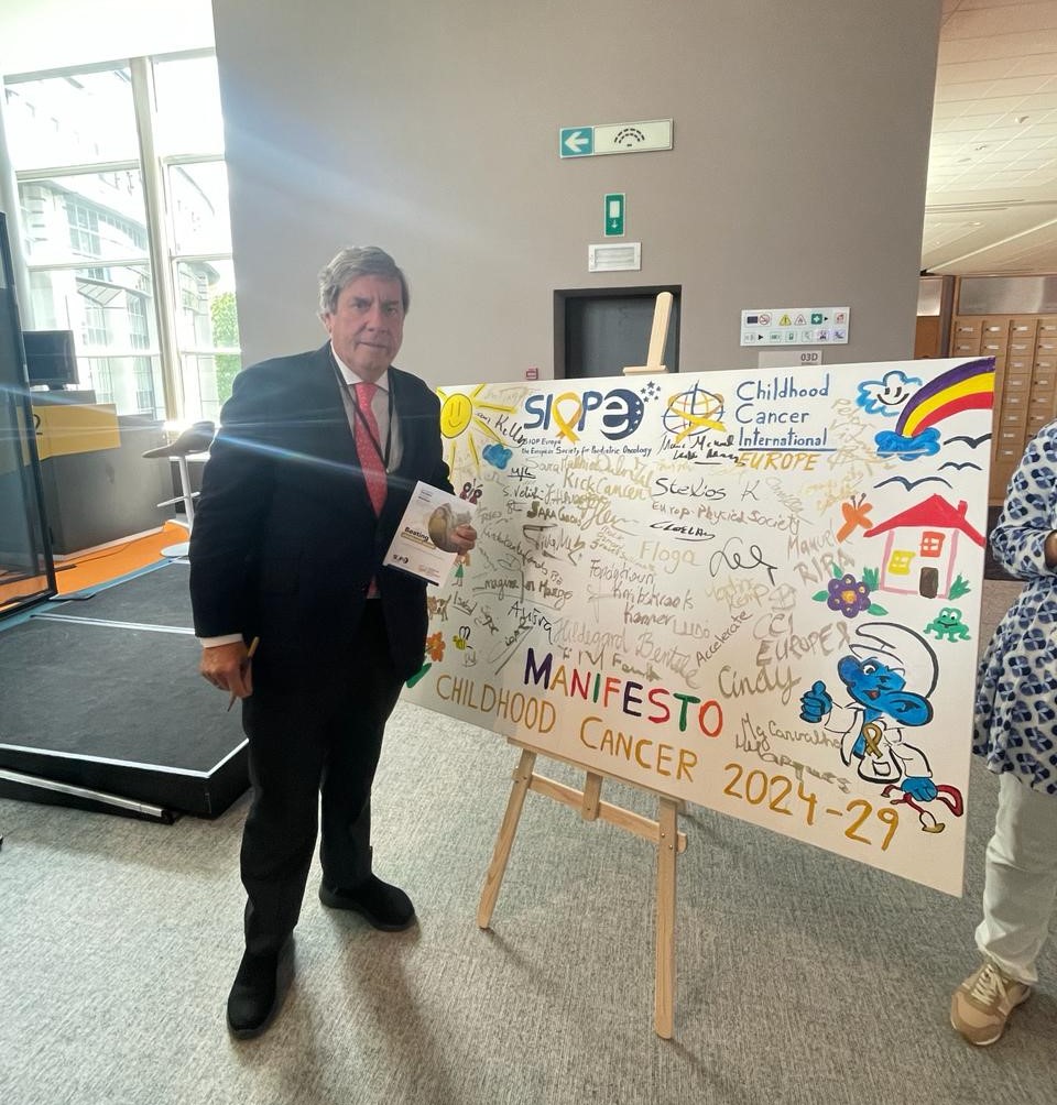 Thank you for signing our EU Elections Manifesto @GabrielMatoA. 🙏It is a privilege to have your support on our European Paediatric Cancer Community Manifesto: Cure More, Cure Better and Tackle Inequalities. 🎗️