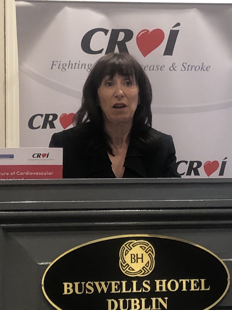 Dr Patricia OConnell and Thomas Hynes speaking at #manifestoforchange & the need for a national screening program for FH “there are 20,000 with familial hypercholesterolemia (FH) in Ireland, but we only know about 10% of these people”  @CroiHeartStroke