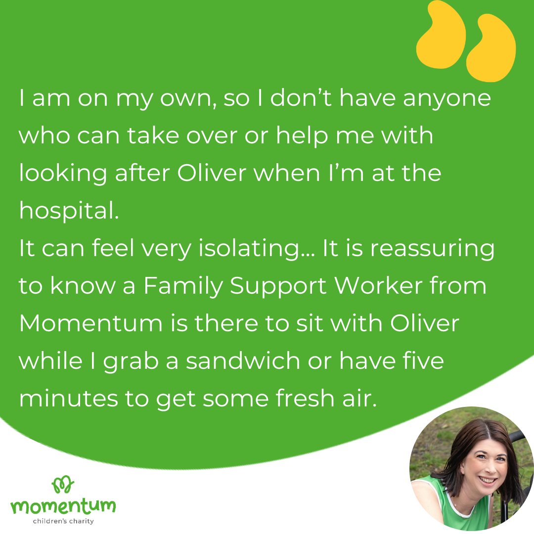 Elin is running for Momentum as they started supporting her family after her youngest son Oliver was born with what doctors believe is a rare genetic condition.She's preparing to take on the world’s most popular #LondonMarathon this Sunday! momentumcharity.org/news-item/surr… #Surrey