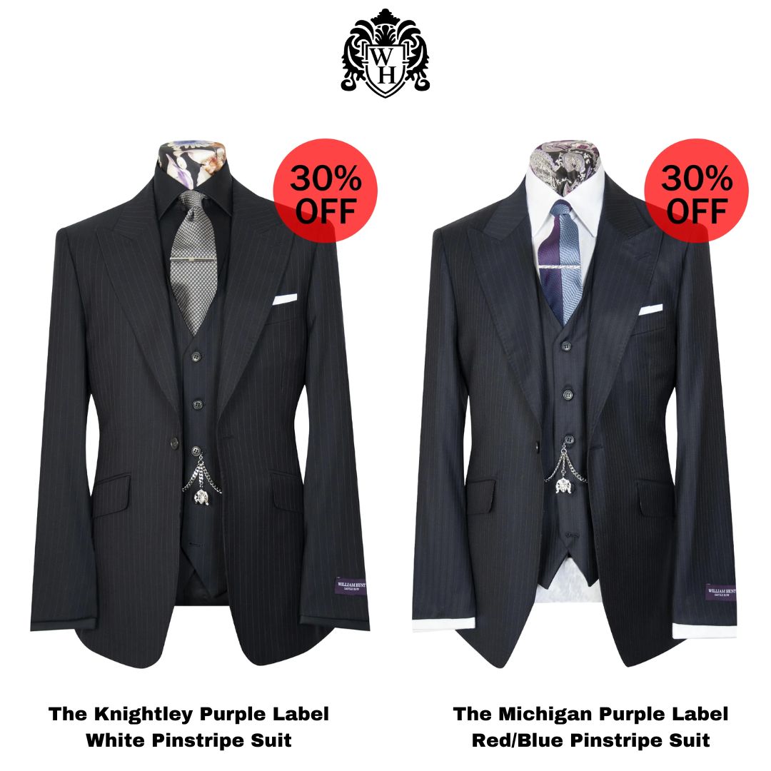 Save 30% on our payday deal this month. Selected suits only. williamhunt.co.uk/collections/pa…