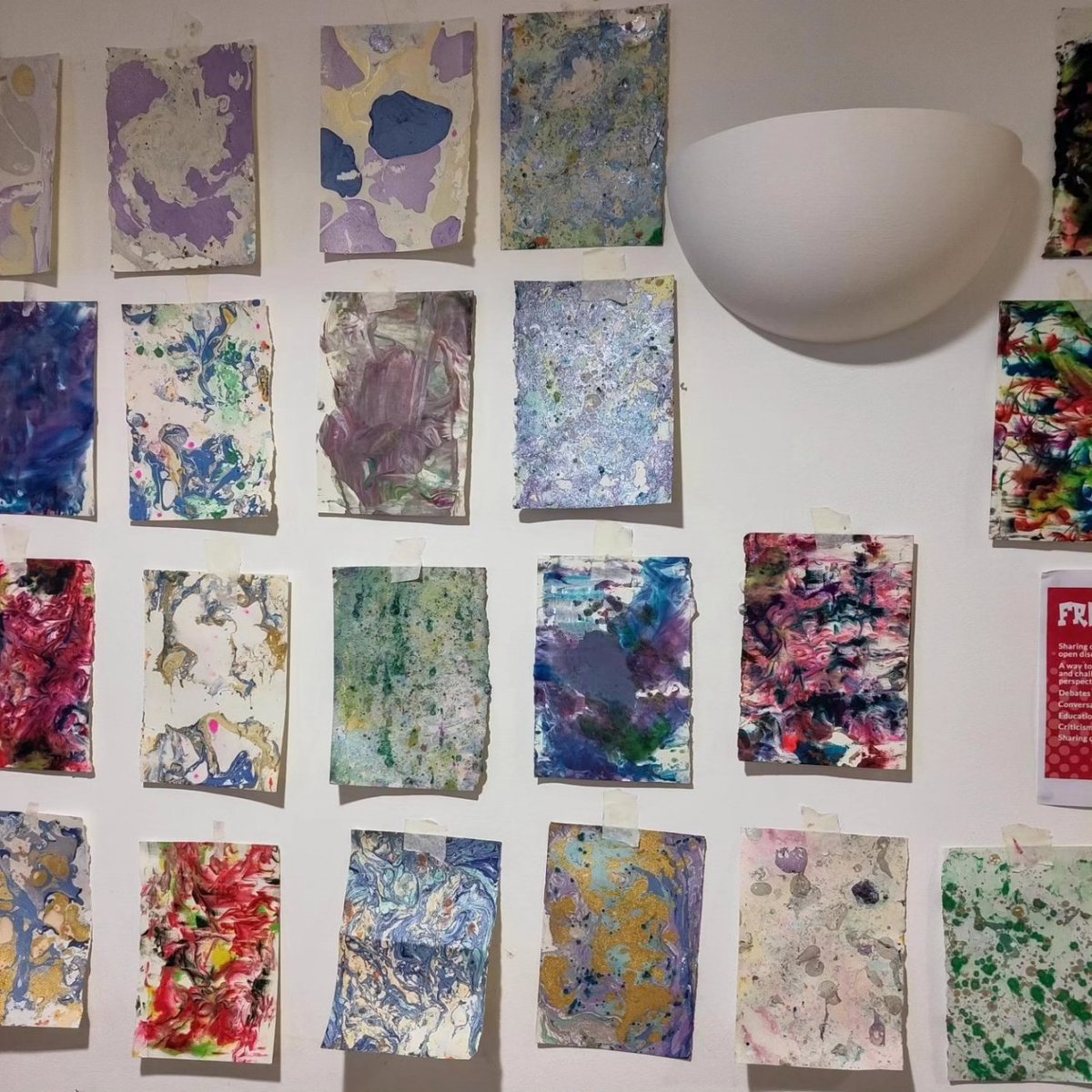 Shoreditch Trust (@shoreditchtrust) on Twitter photo Thanks <a href="/saatchi_gallery/">Saatchi Gallery</a> learning team for another fab workshop with our Young Stroke Survivors ✨
These pieces of art were made by marbling with oils and shaving foam 🫧
#strokesurvivor #artwork Thanks <a href="/saatchi_gallery/">Saatchi Gallery</a> learning team for another fab workshop with our Young Stroke Survivors ✨
These pieces of art were made by marbling with oils and shaving foam 🫧
#strokesurvivor #artwork