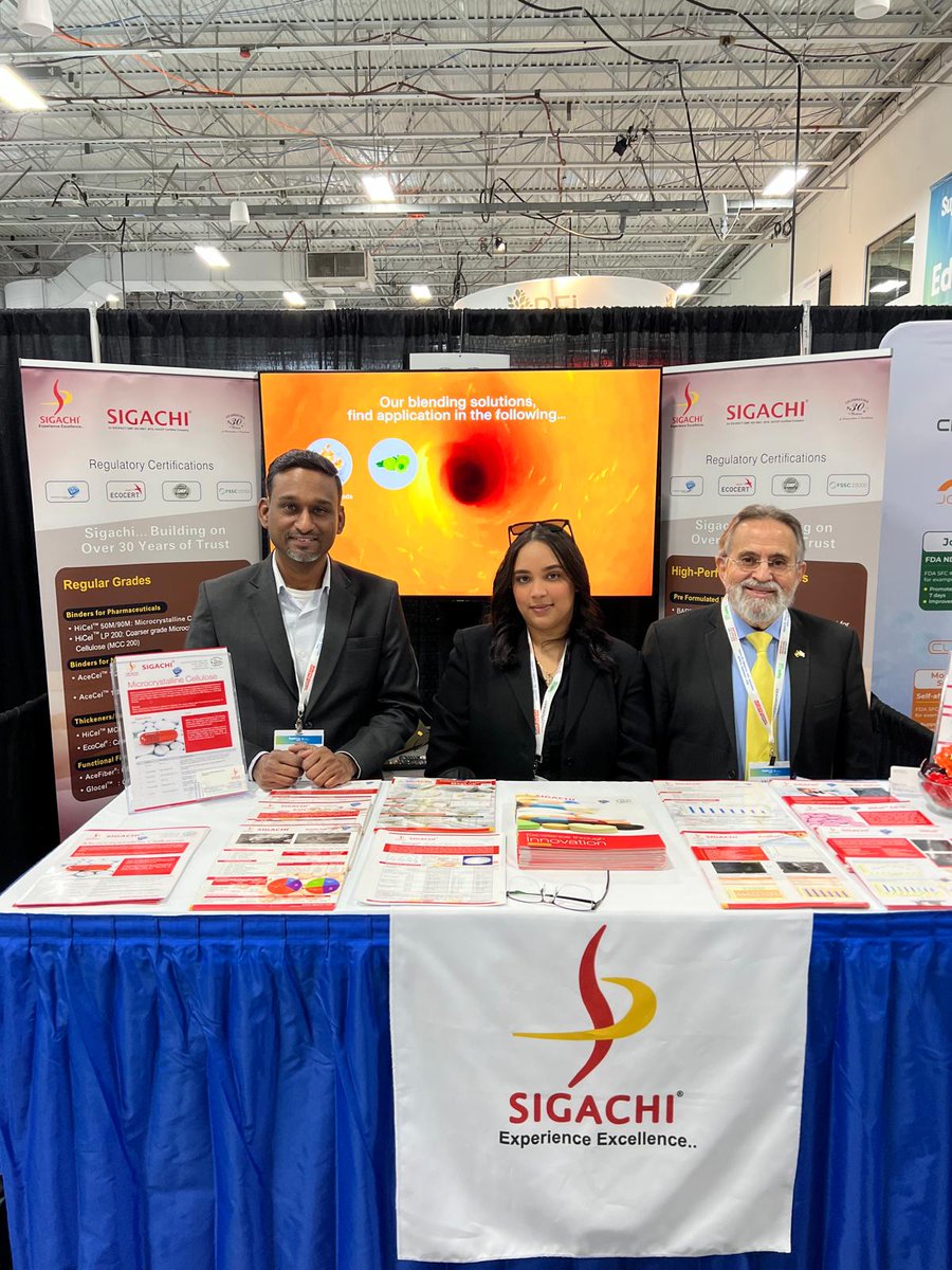 We're back from #SupplySide East, & we're buzzing with excitement! It was a whirlwind of productive conversations & a fantastic opportunity to showcase how #Sigachi empowers the #pharmaceuticalindustry. A sincere #ThankYou to everyone who visited us! 
 #ExperienceExcellence