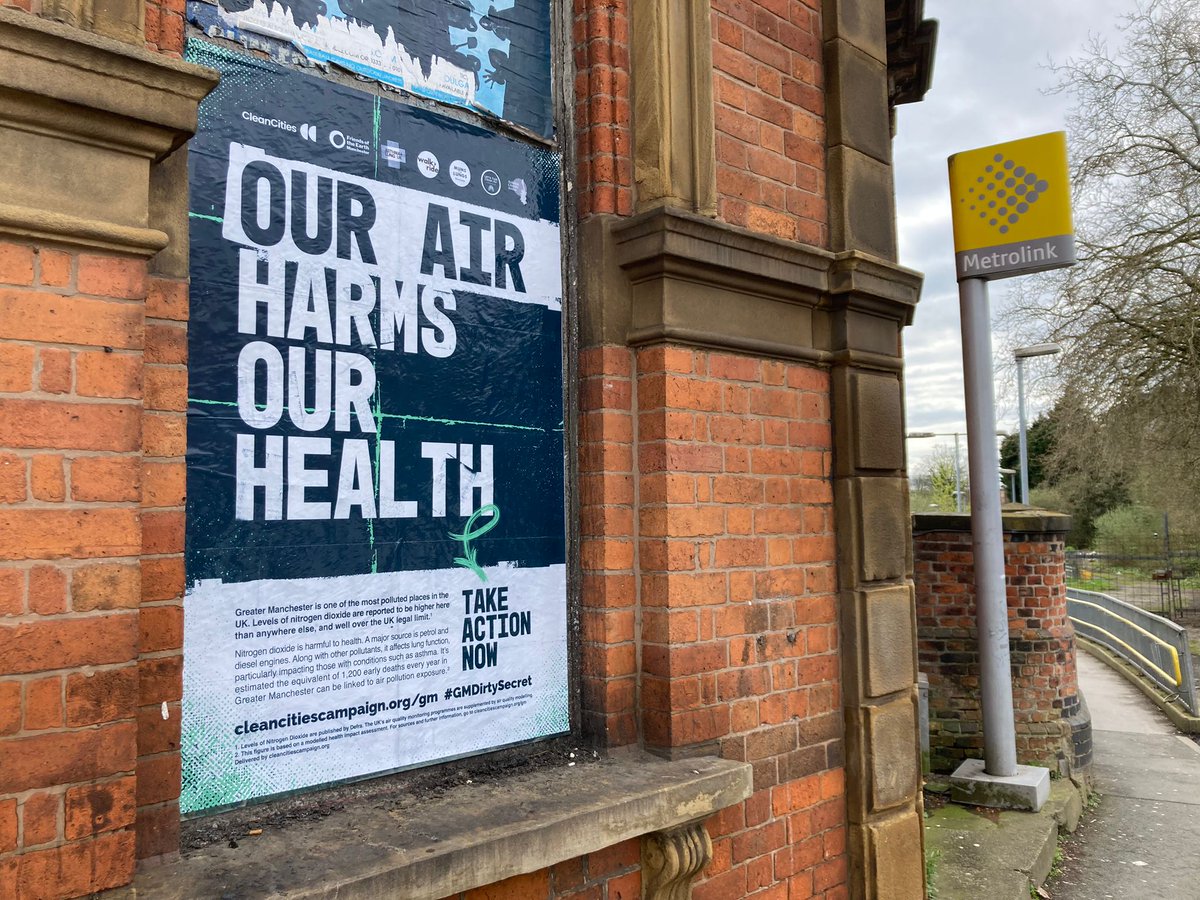 Find out the truth about the air you breathe.

Levels of nitrogen dioxide in Greater Manchester are well over the UK legal limit and are harmful to our health.

We deserve better – and you can take action ⬇️

cleancitiescampaign.org/gm/ #GMDirtySecret