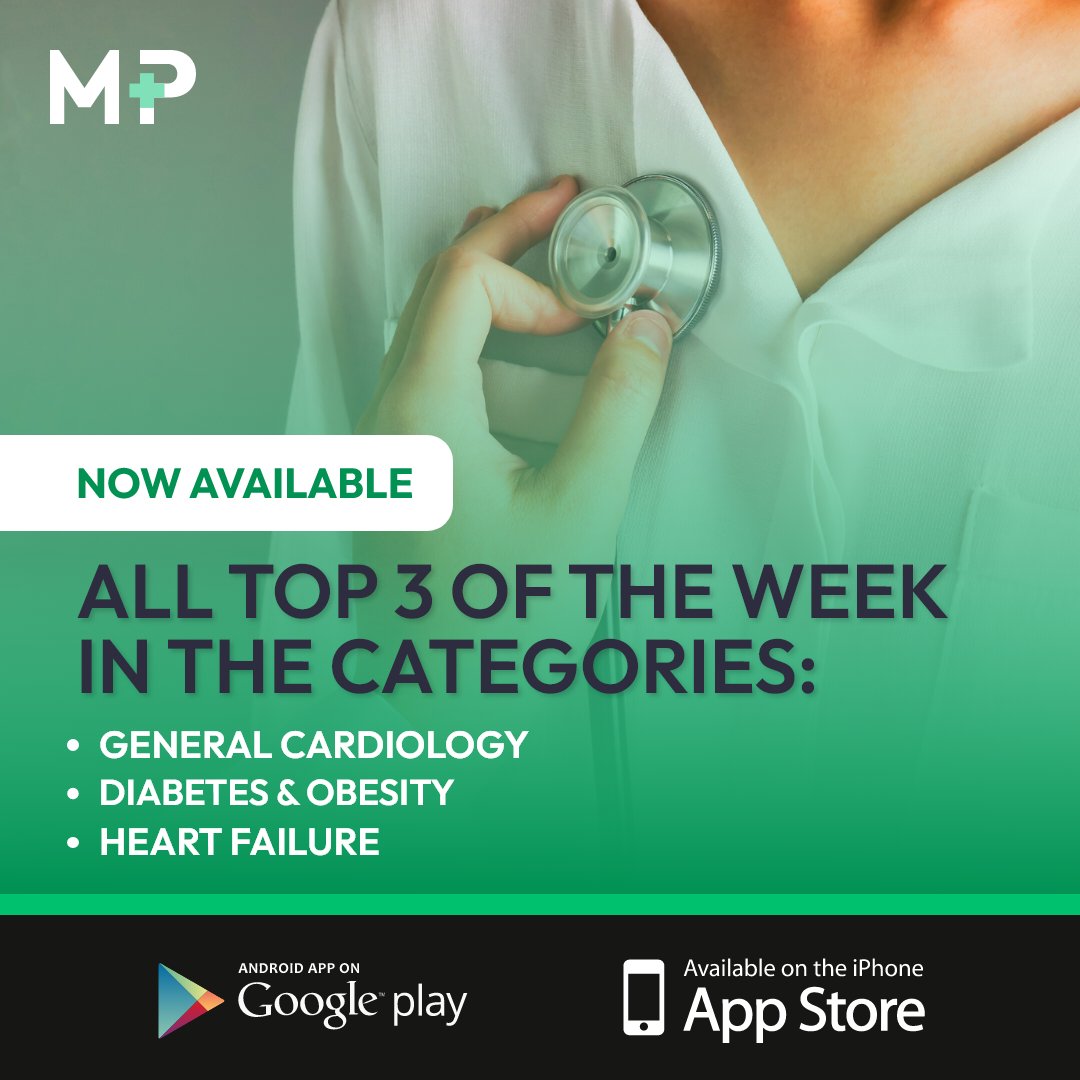 Check out our weekly selection of scientific papers. 🌍 Dive into the realms of cardiovascular medicine, diabetes, and obesity within the Medical Portfolio App. Find out more at 👉 bit.ly/medical-portfo… #MedicalPortfolioApp #Cardiology #CardioTwitter #Medicine