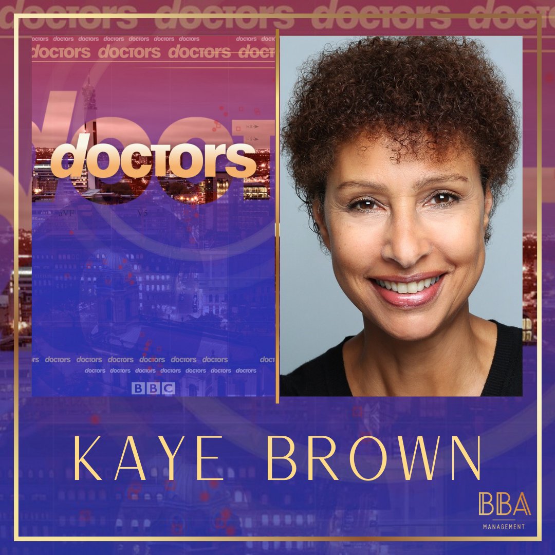 Our fabulous KAYE BROWN (@Kebmk) is Penny Hilton in yesterdays episode of Doctors! You can catch her now on BBC iPlayer 🩺🥼 Many thanks to BBC Casting 💖 📸-@ClaireGroganPix #proudagents