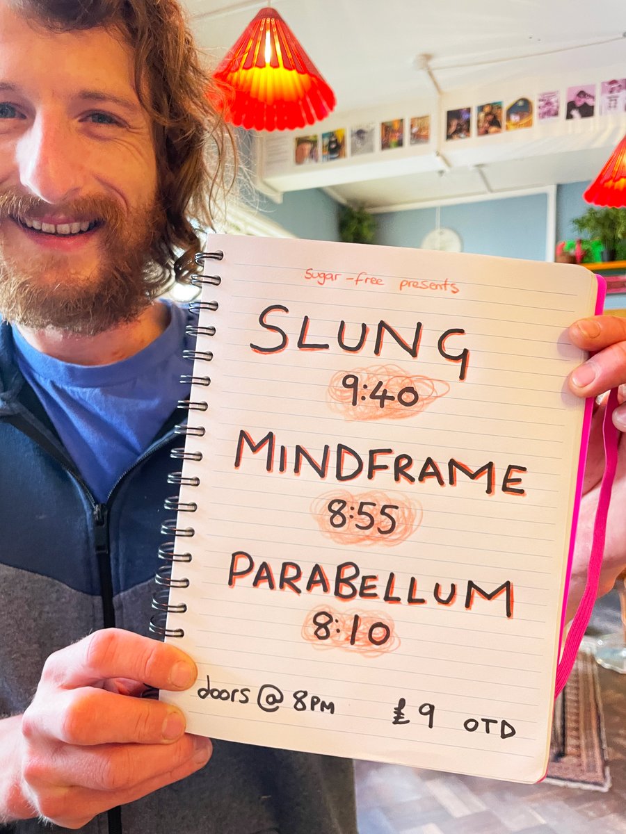 TONIGHT! Don't miss Slung bringing the riffs to The Prince Albert along with support from Mindframe + Parabellum Doors at 8pm, adv. tickets here: bit.ly/slung-btn