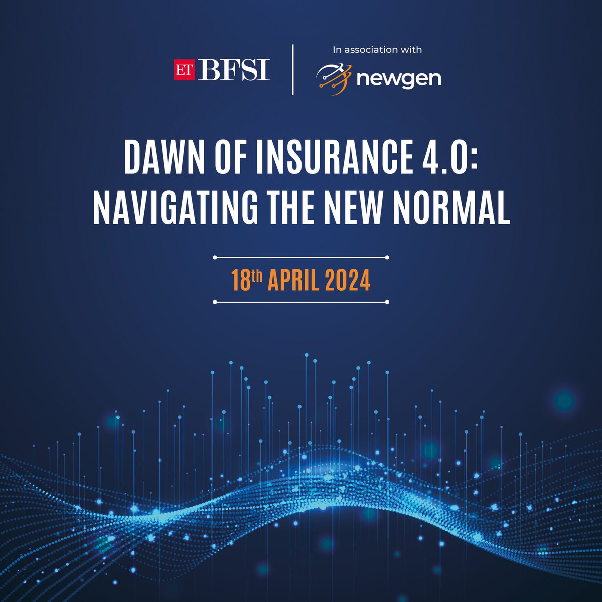 #ETBFSI In association with #Newgen is hosting an exclusive #Insurance roundtable discussion titled 'Dawn of Insurance 4.0: Navigating The Next Normal' The top Insurance leaders will share their insights on the key developments shaping up the insurance industry.