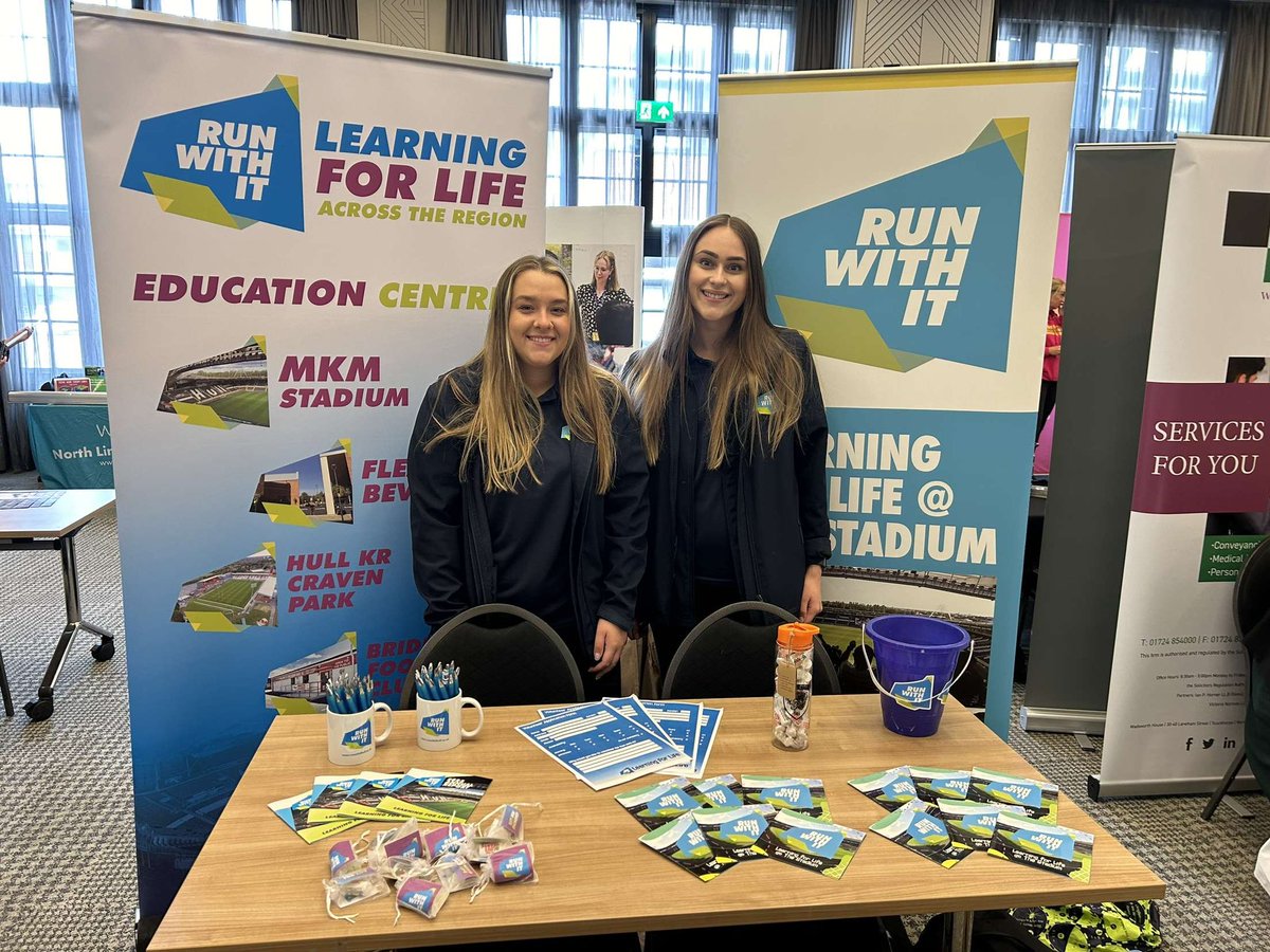 RunwithitHull's tweet photo. We are excited to be at @UniOfHull till 2:30pm at the Local Opportunities Fair! Come and say hi👋🏼 and find out about the ways you can get involved with @RunwithitHull 😁#localopportunities #careersfair #runwithit @HullUniCareers https://t.co/C4dodaoxUk