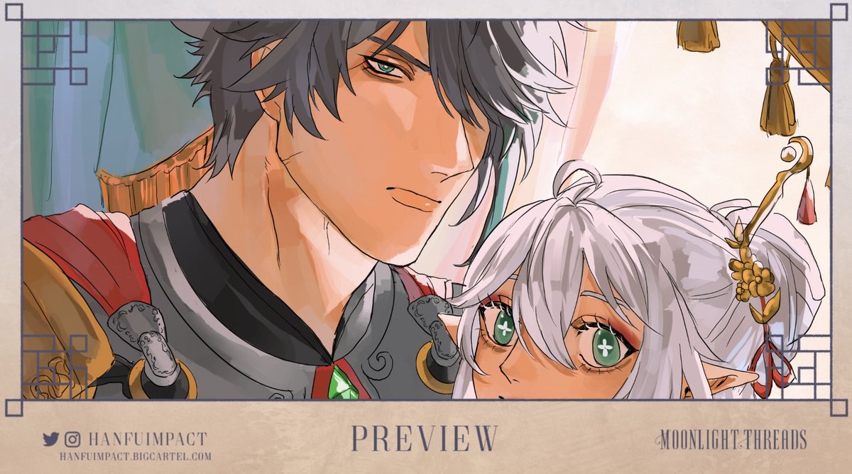 Al haitham and Nahida Page preview for <a href="/hanfuImpact/">Moonlight Threads Zine | COMPLETE</a> 🌱✨

🌱 hanfuimpact.bigcartel.com🌱

#原神 #GenshinImpact #Alhaitham #Nahida