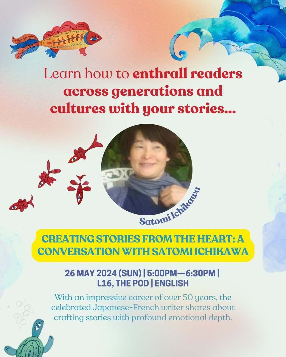 AFCC_sg's tweet photo. Boost your writing &amp; illustration skills with expert insights! 🖋️✨ Join us for sessions tailored to elevate your craft. Reserve your spot now at https://t.co/EMqGUM18ib #Writing #Illustration #Storytelling https://t.co/cX430QvSh5