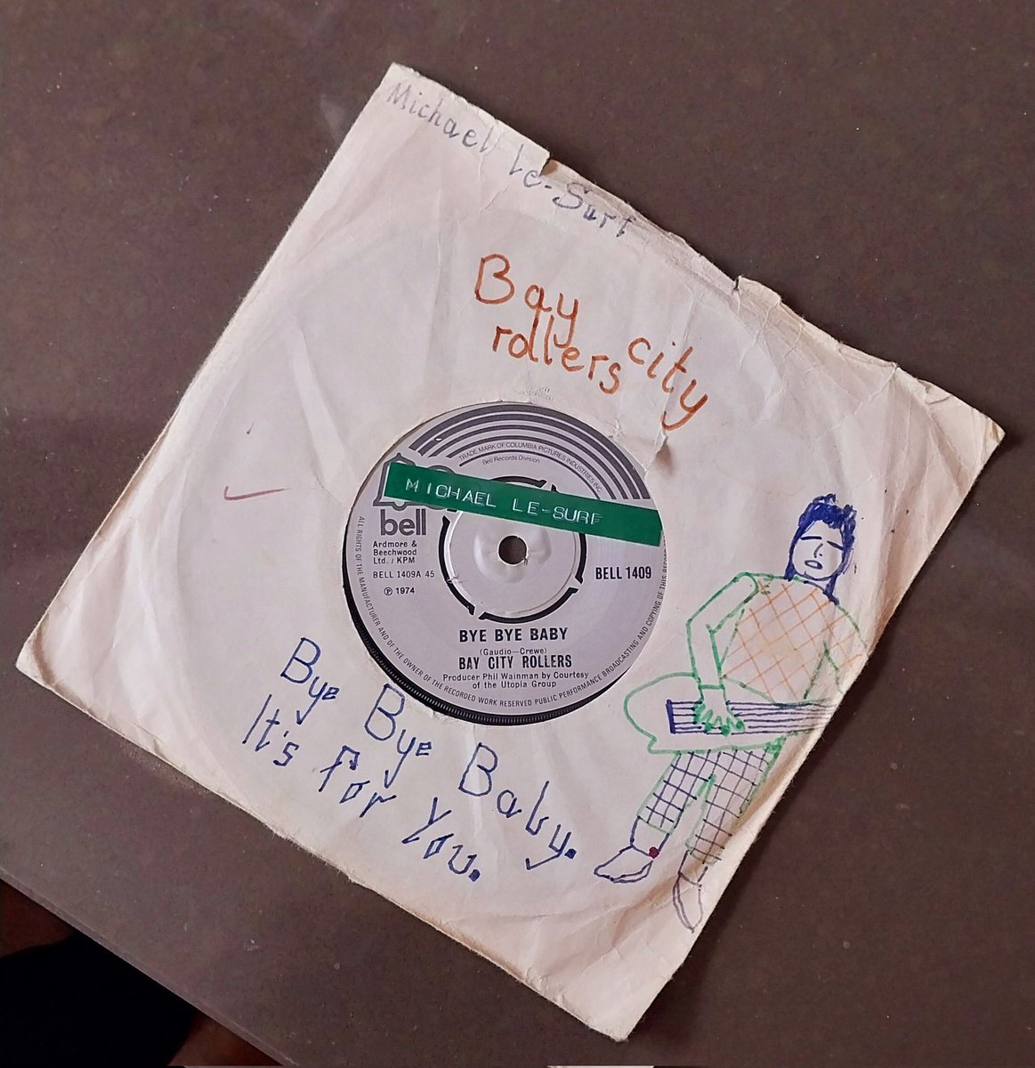 Hey Mary Anne. Just getting revved up for Record Store Day and just dug out my first 7" purchase from 50 years ago when I was 10 years old. 🤣 Bay City Rollers - Bye Bye Baby. Would be great to hear it on your show. #ChildrenOfThe70s 🤣 <a href="/maryannehobbs/">maryannehobbs</a> <a href="/BBC6Music/">BBC Radio 6 Music</a>