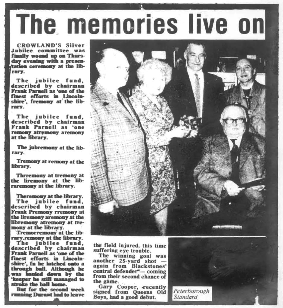 44 years ago today, history's greatest printing error was published in the Peterborough Standard