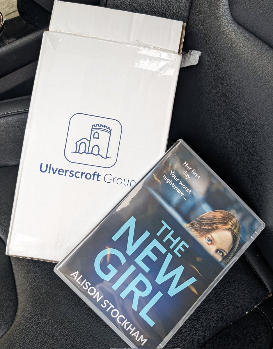 My #audiobook copy of #TheNewGirl has arrived! The story has kept readers guessing, I'm loving all the 'I did not see that coming!' reviews! Thanks @UlverscroftLtd, @BoldwoodBooks & @ImogenChurch for bringing #TheNewGirl to our ears!