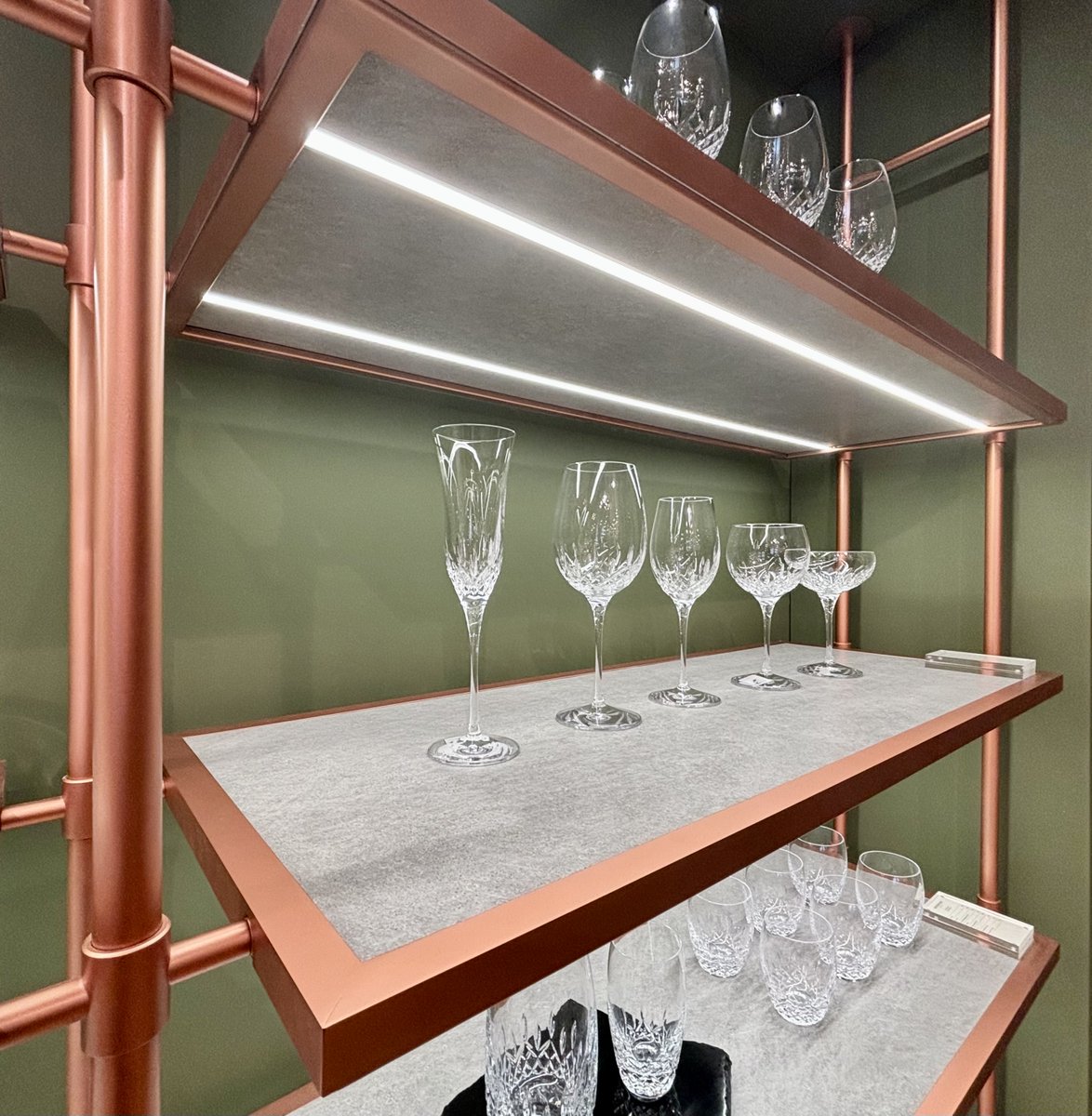 Store_Design's tweet photo. Waterford Crystal has fitted out its retail area in @brownthomas to reflect their luxury crystal and glassware products. Store Design was appointed to create displays and illuminated merchandising units to a design by London-based brand agency @OfficeTwelve #thursdaymorning https://t.co/N2Zon0LFLb