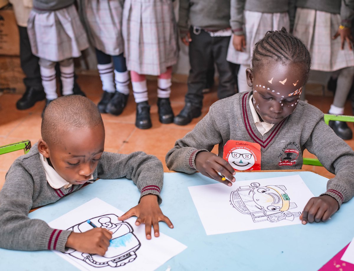 A session of children engagement activities during the eKitabu Book Talk session at The Excellence School in Nairobi. eKitabu Book Talk enhances the existing reading culture, by hosting book-reading sessions with authors. eKitabu.com #ReadingCulture #BookTalk