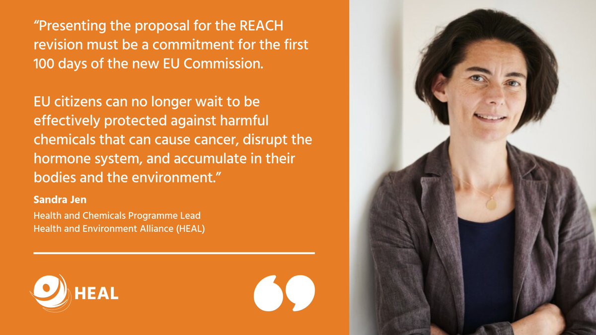 🧪⚠️ HEAL welcomes the new @EU_ECHA & @EUEnvironment report confirming the importance for the EU to deliver on the promised legislative chemicals reforms with no further delay.

🗨️👇 Sandra Jen explains why.

➡️ ow.ly/5Q8n50RiQfU

#ToxicFreeFuture #EUGreenDeal #EU_Reach