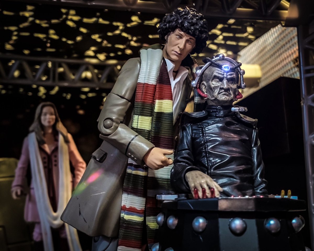 “Well, Davros, I can see your long rest hasn't done anything to cure your megalomania.”