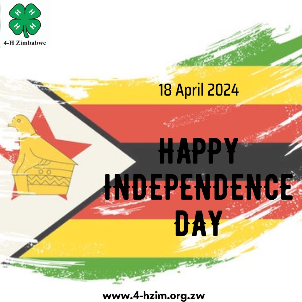 Wishing all Zimbabwe a happy 44th Independence Day. It is our hope to see a peaceful and developed Zimbabwe where everyone is tolerant towards the other despite all differences. #IndependenceDay
