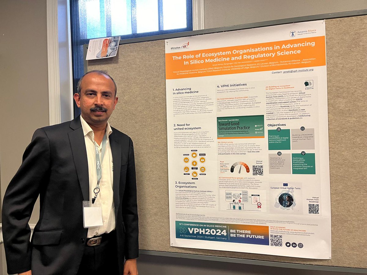 VPHi colleagues in Washington DC this week for the FDA/MDIC Symposium on Computational Modeling and Simulation. The workshop focused on innovations in CM&S for developing in silico evidence for regulatory approval #insilico #computermodeling