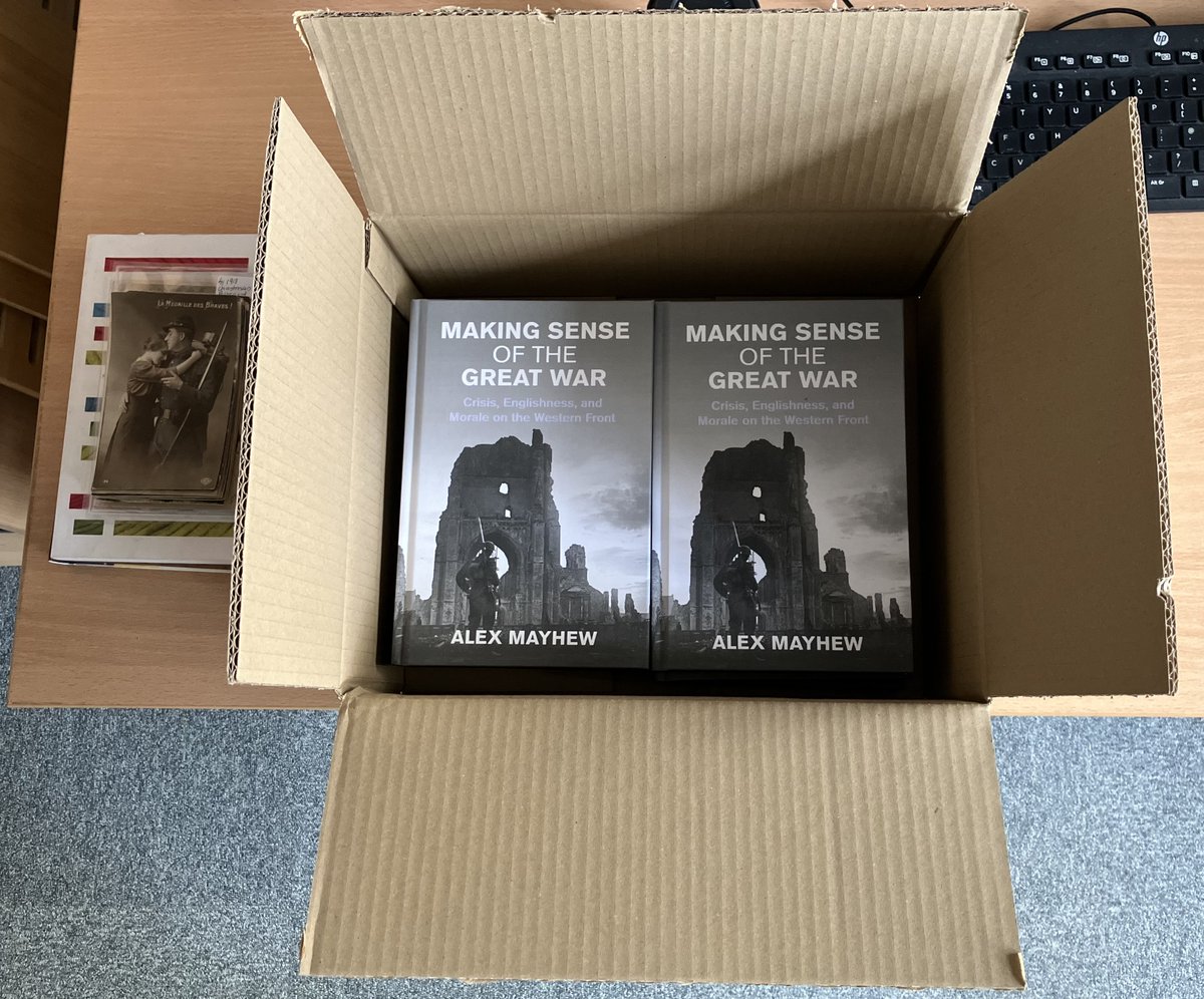Today is publication day for my first book and a package arrived <a href="/lsehistory/">LSE International History</a> from <a href="/CambridgeUP/">Cambridge University Press</a> containing my author copies of Making Sense of the Great War.

There is a spare one. 

So, in true Twitter style, I will send it to someone who likes + RTs this in the next seven days.
