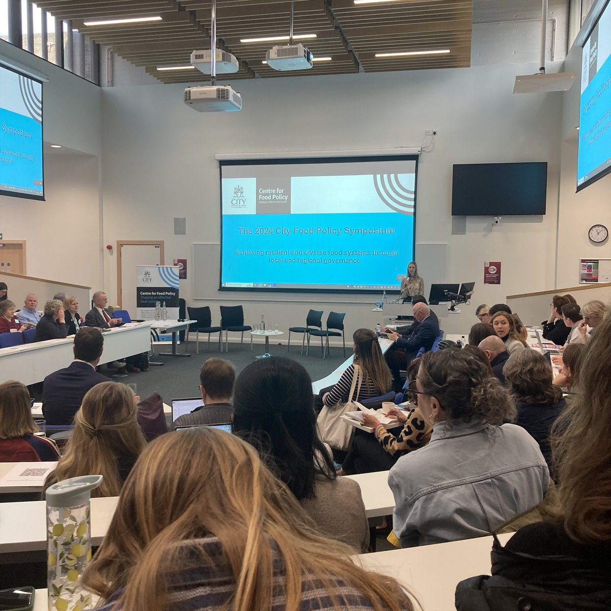 @ChristinaAVogel Kicking off the 2024 City Food Symposium , marking 30 years of @FoodPolicyCity. A packed auditorium and a packed agenda addressing resilient and diverse #foodsystem