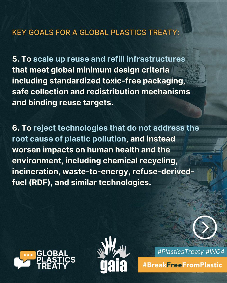 GAIAnoburn's tweet photo. Today, GAIA alongside an alliance of over 100 passionate civil society organizations, &amp; the #breakfreefromplastic movement, issued a resolute call for robust @ASEAN leadership in the ongoing negotiations for the #GlobalPlasticsTreaty.

#INC4 #PlasticsTreaty
#LessPlasticMoreLife https://t.co/5RIUYWklmP