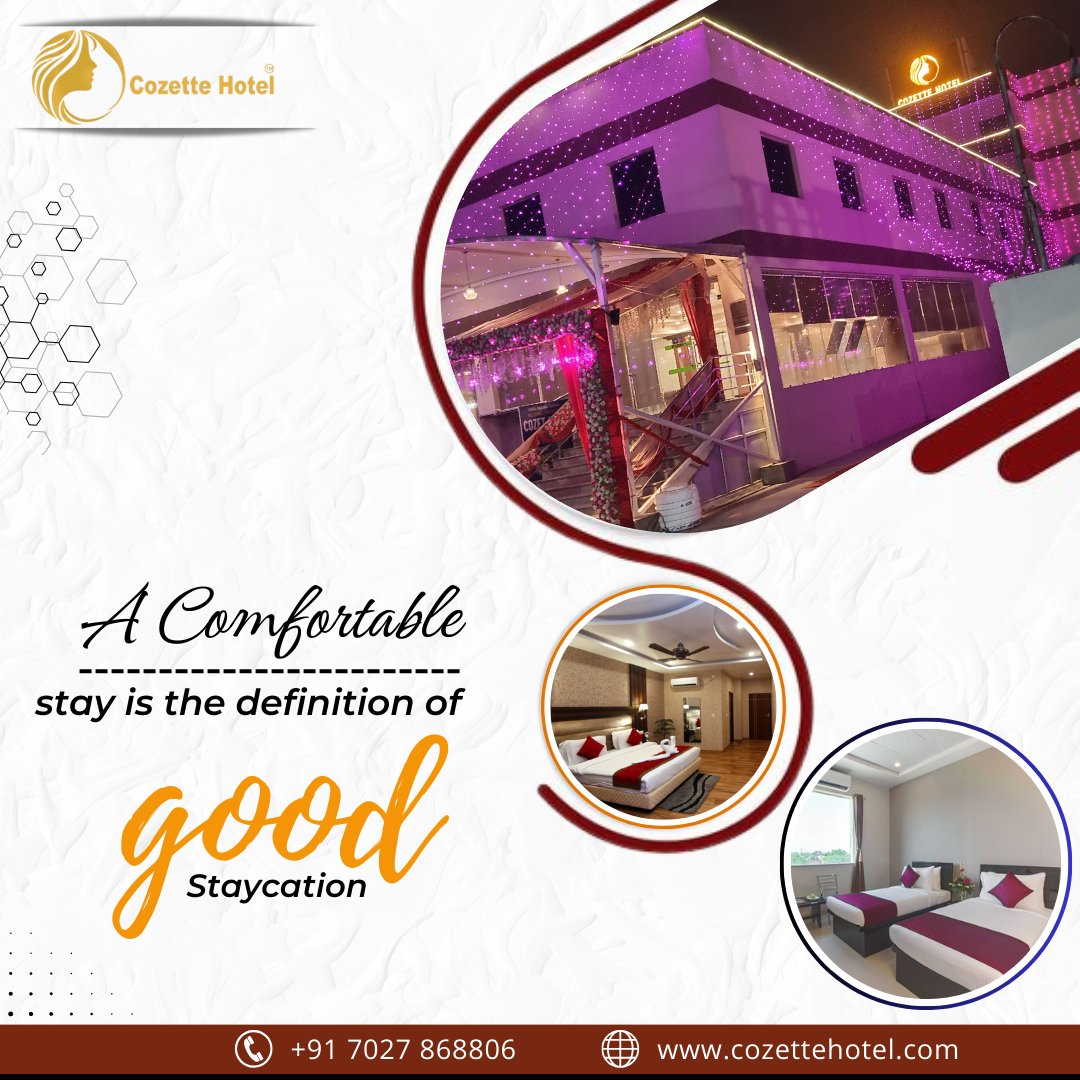 Stays that are memorable and relaxing makes the trip even more delightful. #CozetteHotel aims to give you exactly that. 
.
.
.
#HotelRoom #ClubRoom #SuperiorRoom #ExecutiveclubRoom 
#luxuryhotel #Banquetes #Restaurants 
#BesthotelinSonipat 
#CozetteHotelinSonipat #CozetteHotel